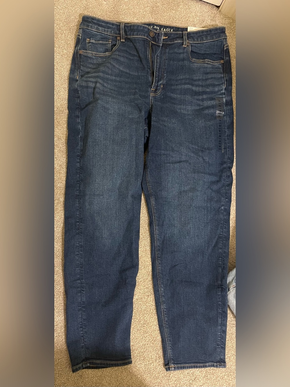 American Eagle Outfitters Indigo Straight-Leg Jeans